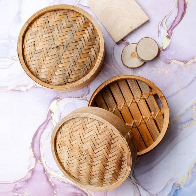 

_^_^_^] Bambu Dimsum 15cm 1 Tingkat