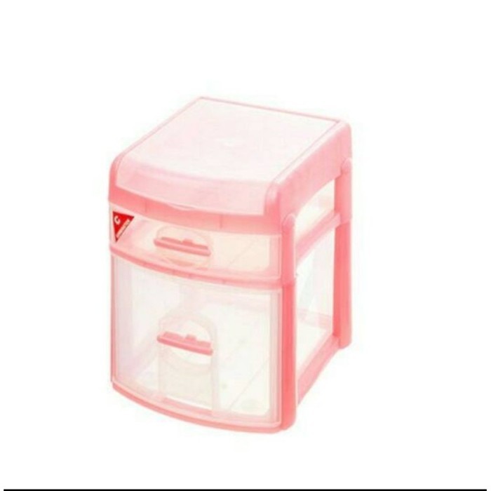 TERLARIS LACI MINI CONTAINER SUSUN 3 SHINPO 344 C3 / RAK CD VCD DVD KOTAK PENYIMPANAN OBAT P3K