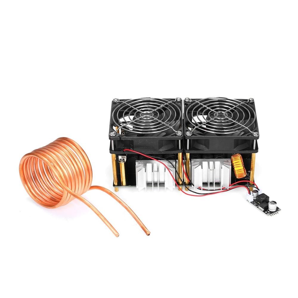 MADURAJAYYA 1800W ZVS DIY Induction Heating Board Electronic Durable Low Voltage Module Plate PCB Fl