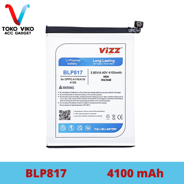 Baterai Oppo A3S & Oppo A55 Blp673 Vizz Original