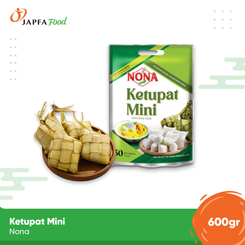 

Nona Ketupat Mini Instan / Nona Ketupat Malaysia 600gr (isi 30 x 20gr)
