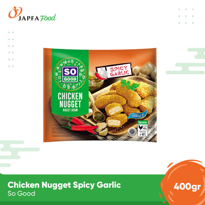 

So Good Chicken Nugget Spicy Garlic 400gr