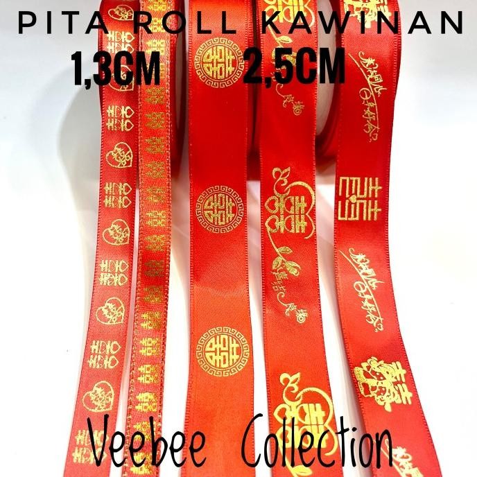 

yang dicari@@@@] Pita Roll Kain Kawinan ShuangXi/ Pita Hampers lamaran tingjing kawinan