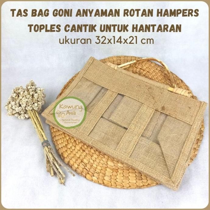 #@#@#@#@] Tas Bag Goni Anyaman Rotan Hampers Toples Cantik untuk Hantaran