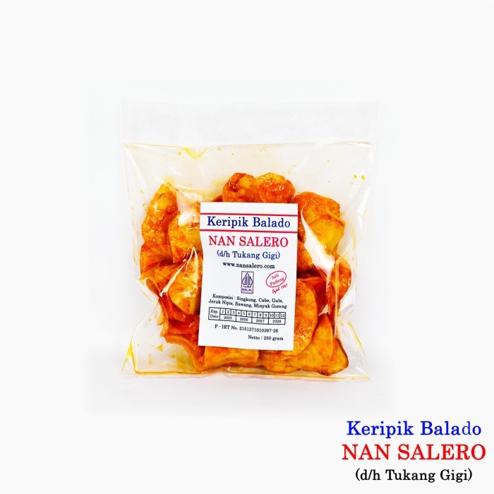 

TERJAMIN Keripik Balado Bulat Nan Salero 250 gram