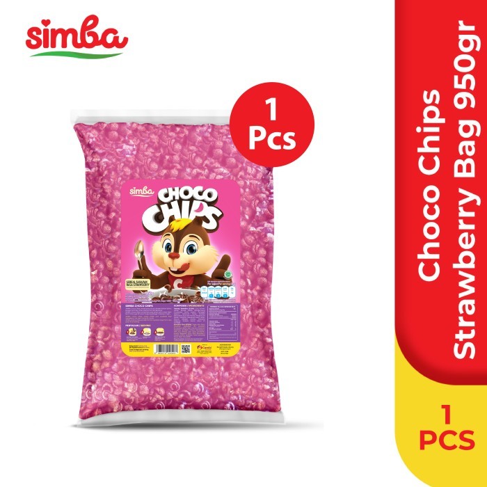 

DISKON SIMBA Sereal Choco Chips Strawberi Bag 1 kg