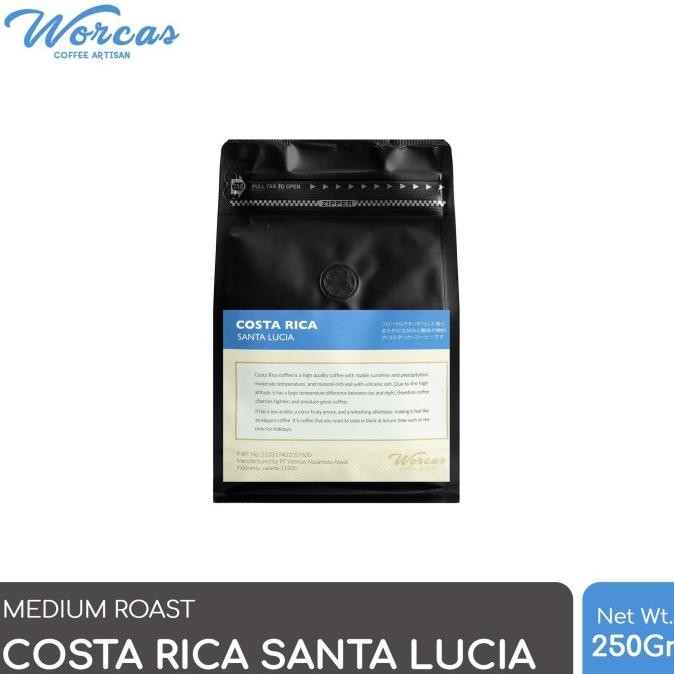 

Worcas Arabica Costa Rica Santa Lucia 250 Gram - Medium Roast
