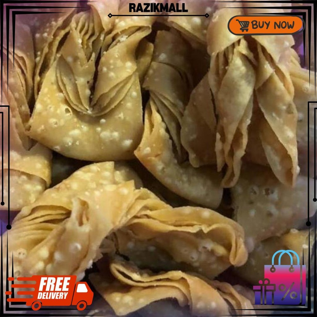 

Kue Bawang Pita Premium Oleh-Oleh Khas Medan / Cemilan Enak Gurih D Best Seller