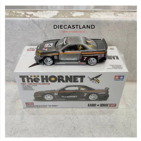 SALE MINI GT X KAIDO HOUSE KHMG093 NISSAN SKYLINE GT-R (R34) TAMIYA X KAIDO HOUSE "THE HORNET" CHASE