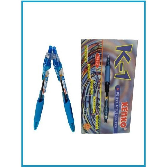 

Pulpen Kenko K1 / Ballpen Kenko K1 0,5 Grosir Biru Original