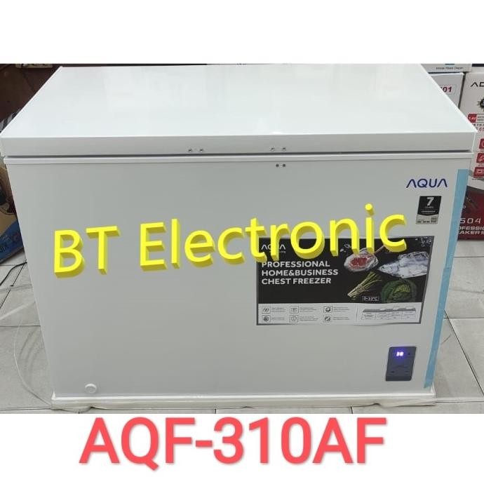Chest Freezer AQUA AQF-310 / AQUA AQF310 (W) Box Pembeku 300 Liter SRA