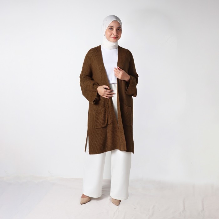 BEST SELLER LONG CARDY RAJUT PREMIUM OUTER PANJANG RAJUT TEBAL KEKINIAN