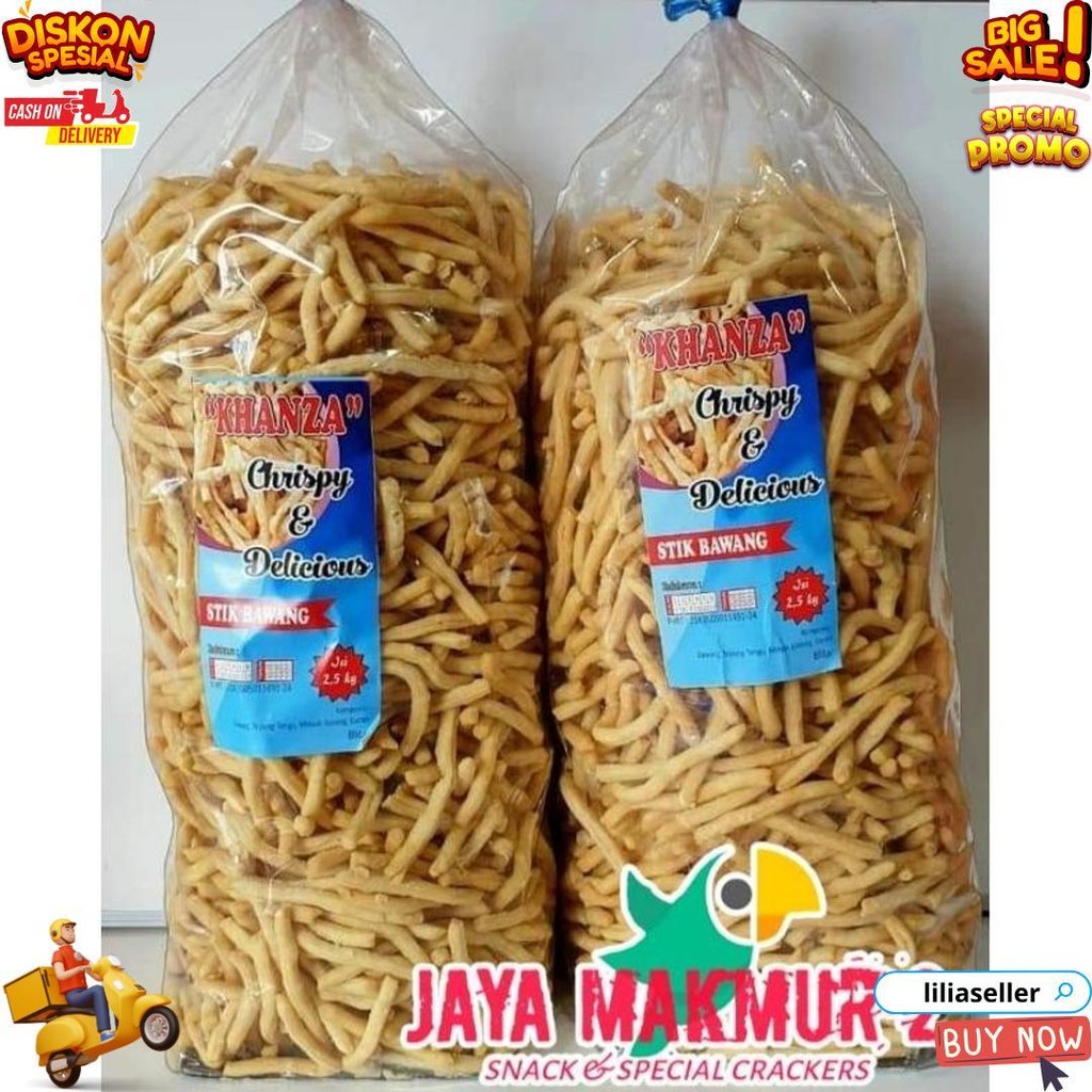 

Stik Bawang/ Kue Bawang 1Kg Renyah Gurih D Gratis Ongkir