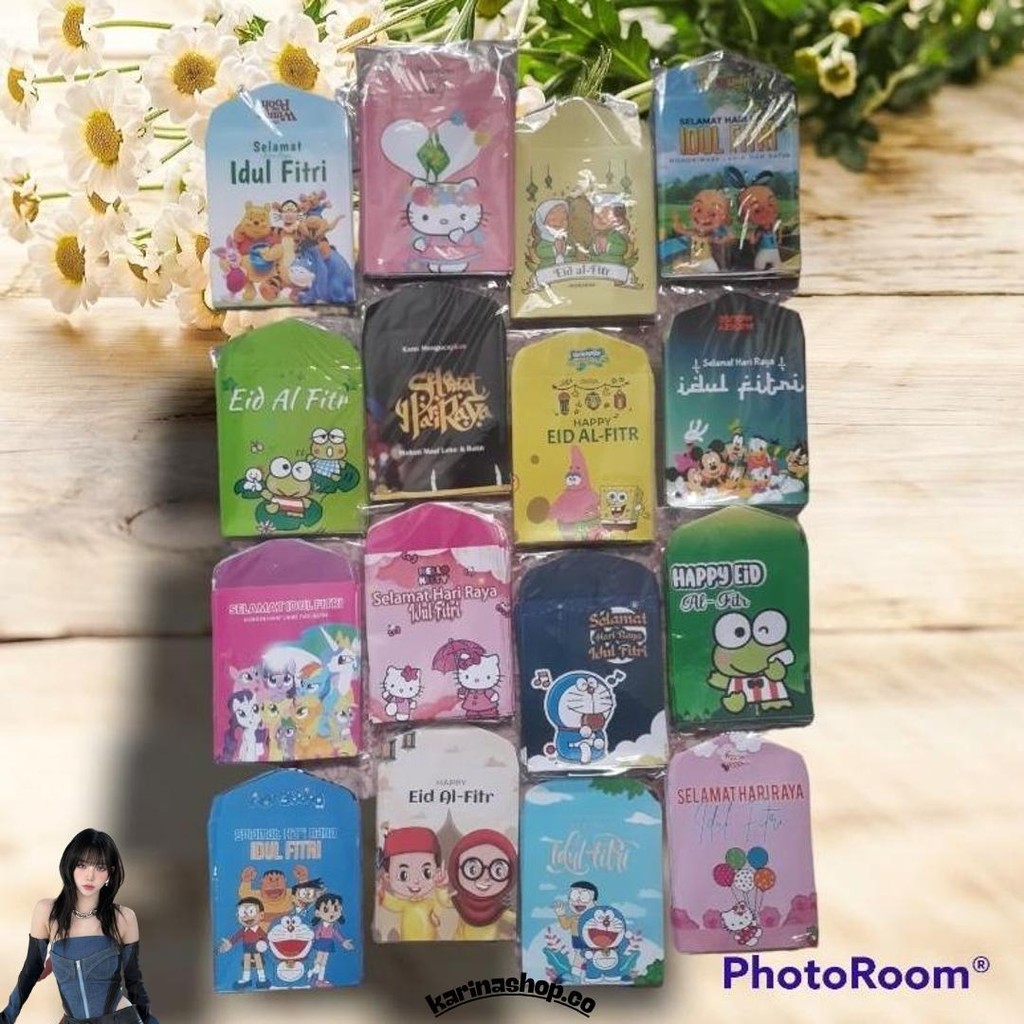 

20 Pack Isi 200 Amplop Lebaran Uk Madium Kilat