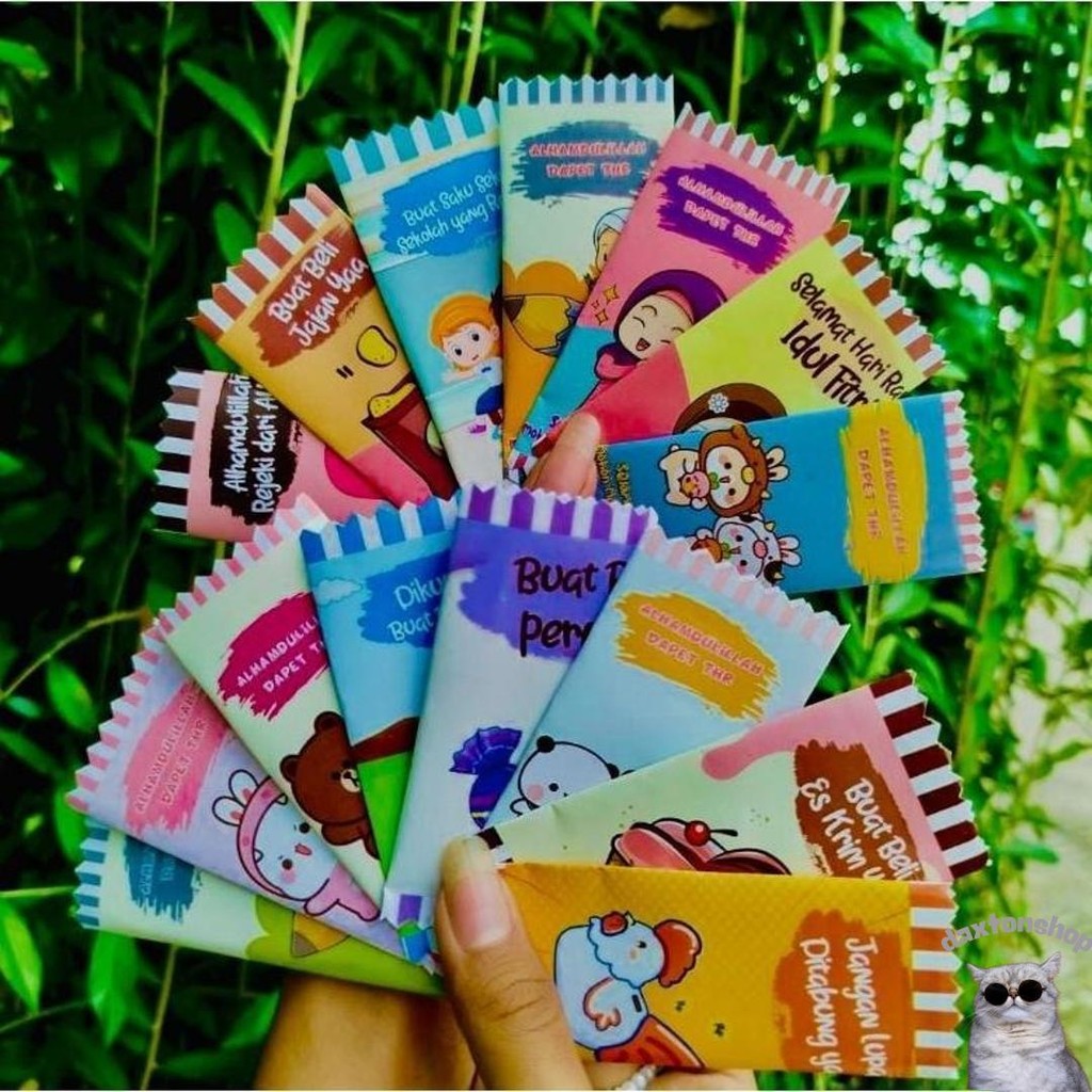 

Amplop Lebaran Bentuk Permen 30 Pcs Diskon