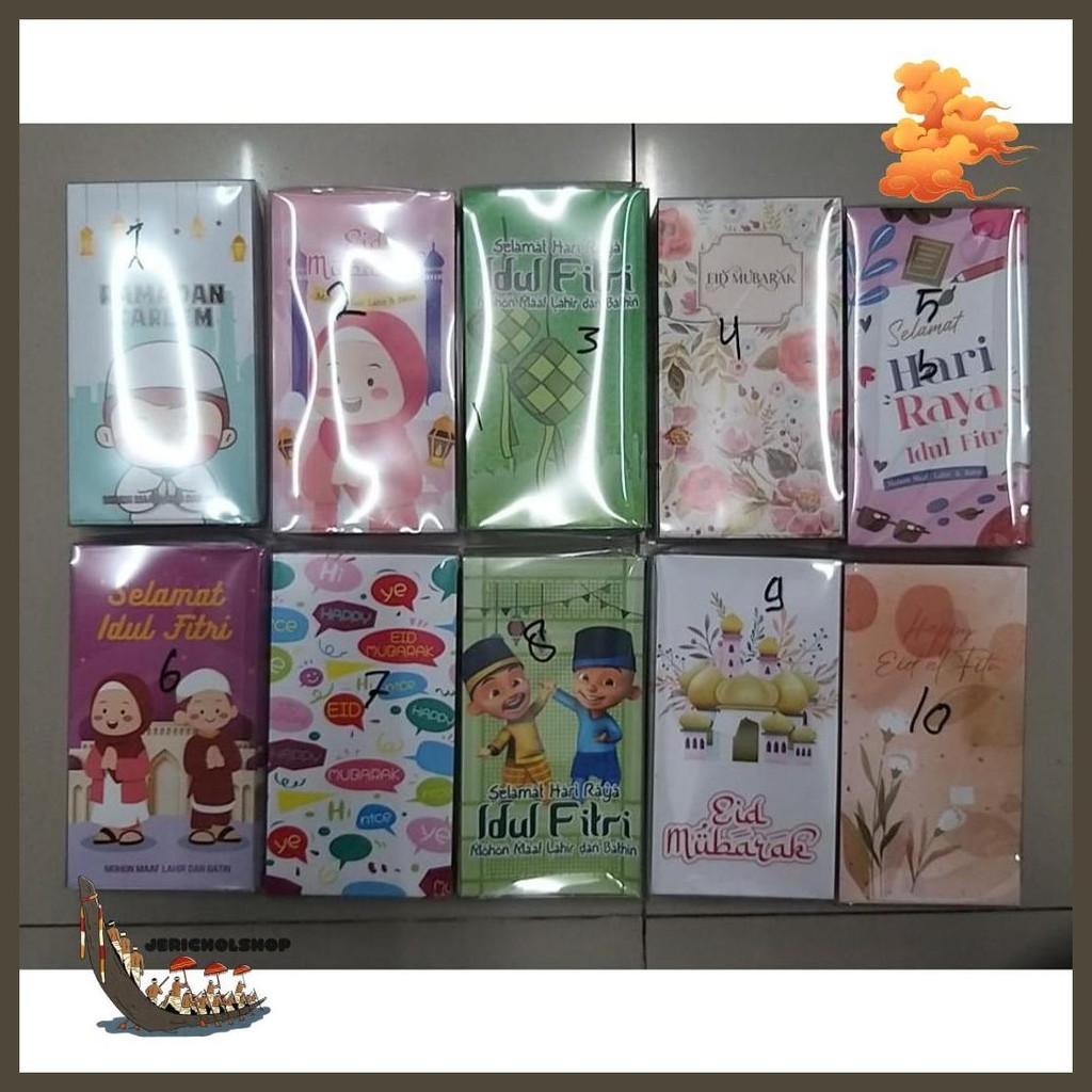 

Amplop Lebaran Idul Fitri Besar Premium Box Isi 50Pcs Angpao Motif 2025 Uang Tanpa Dilipat Kilat