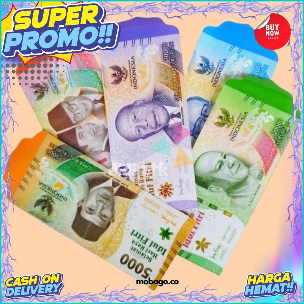 

Cod: Amplop Lebaran Isi 50Pcs /Ampau Hari Raya Idul Fitri Motif Uang SizePanjang Sale