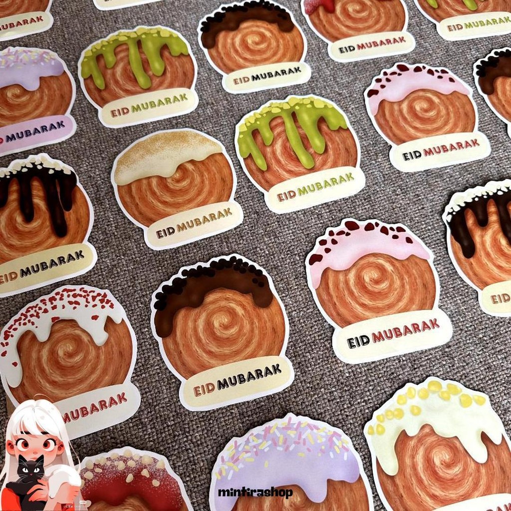 

Isi 12Pcs Amplop Lebaran 3D Cromboloni Viral Series Cake 2025/Angpao Thr Unik/Amplop Idul Fitri 2025 Kilat