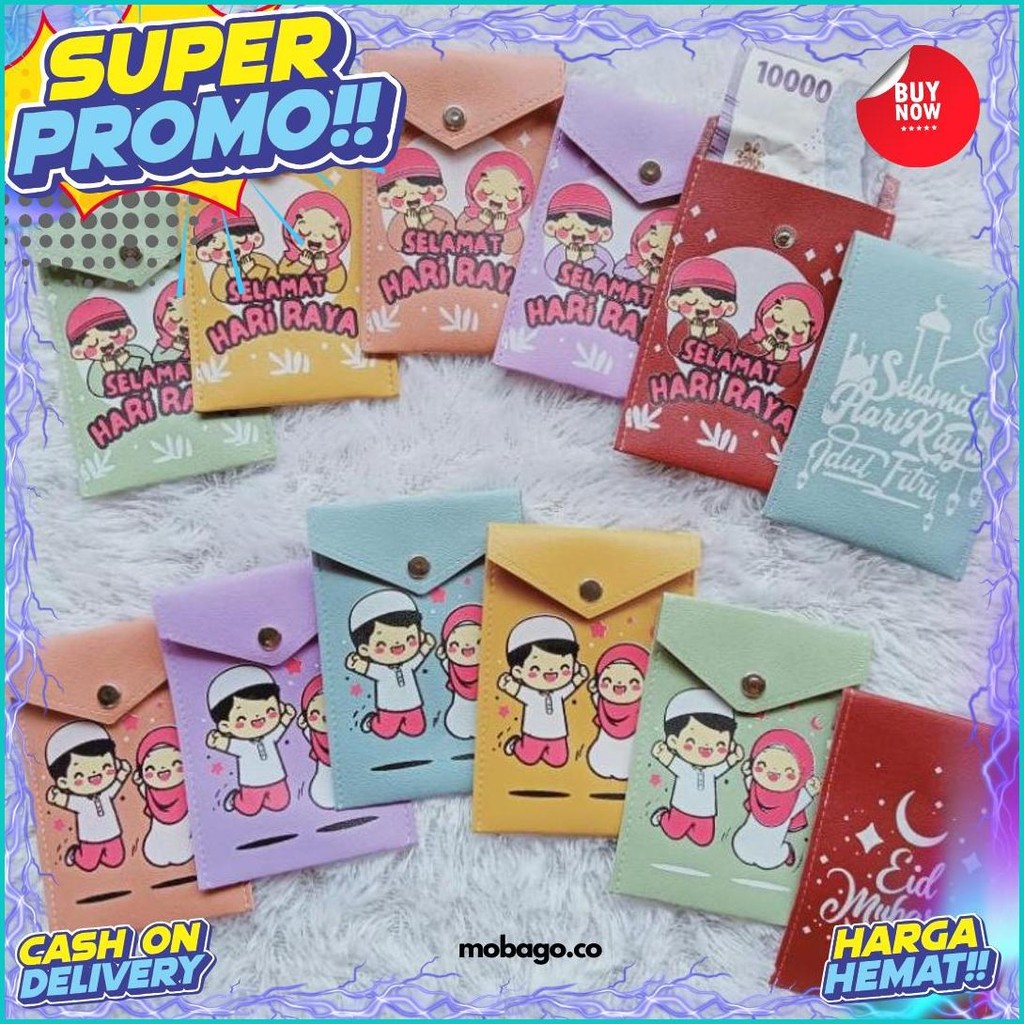 

(12Pcs) Amplop Lebaran Unik Potrait Murah