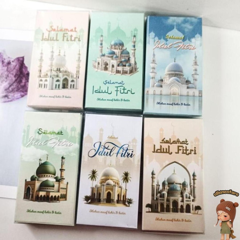 

Amplop Lebaran Idul Fitri Panjang Serbaguna Motif Islamiah Isi 50Pcs Angpo Lebaran Murah