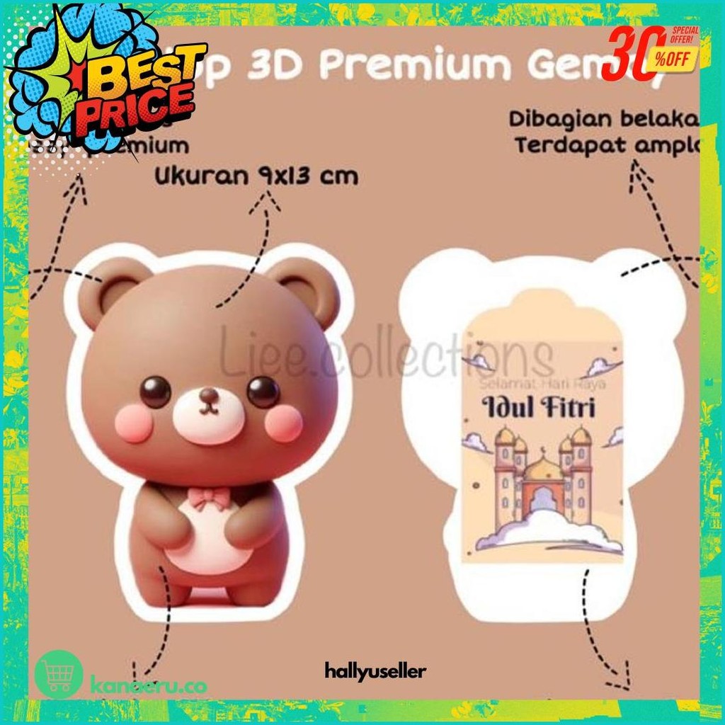 

Amplop Lebaran Idul Fitri Karakter 3D Gemoy || Sepaket Isi 10Pcs Sale