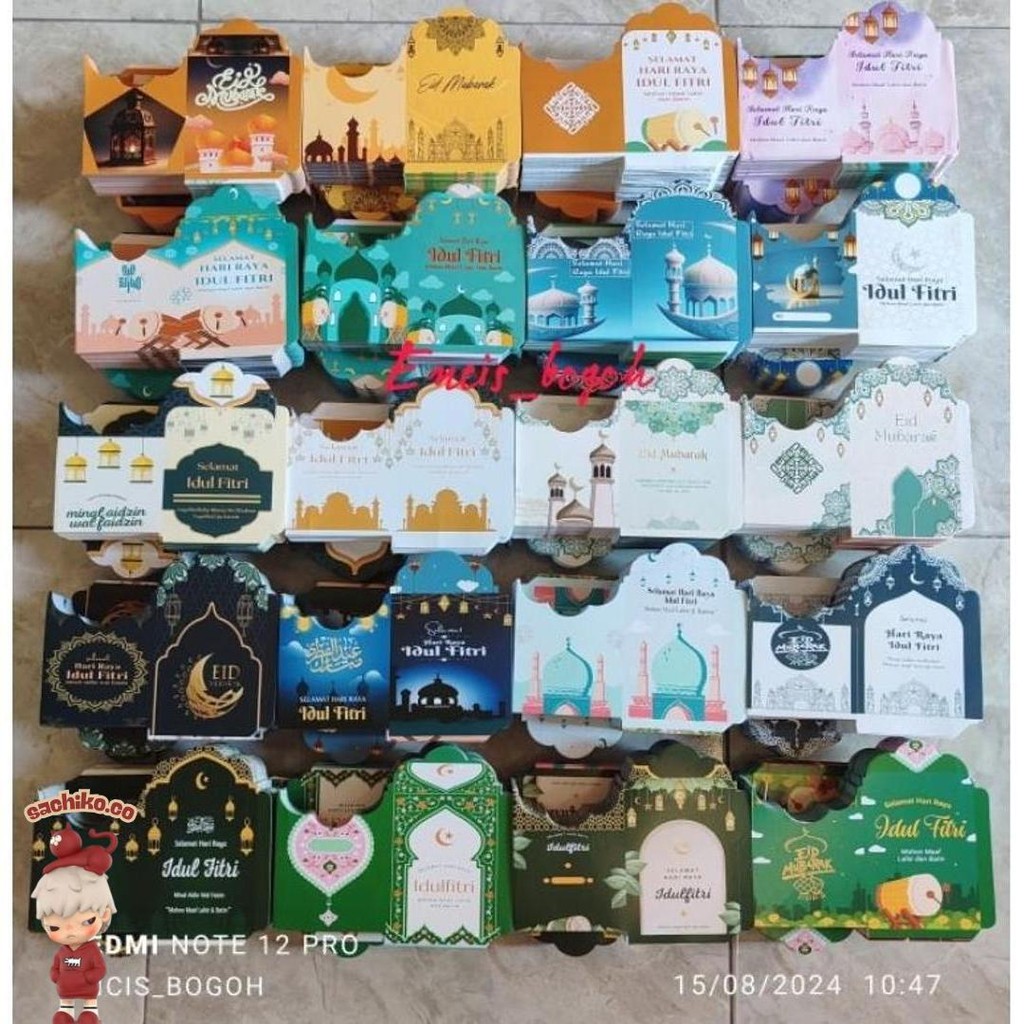 

1000 Lembar Amplop Lebaran Tema Muslim Uk Medium Kilat