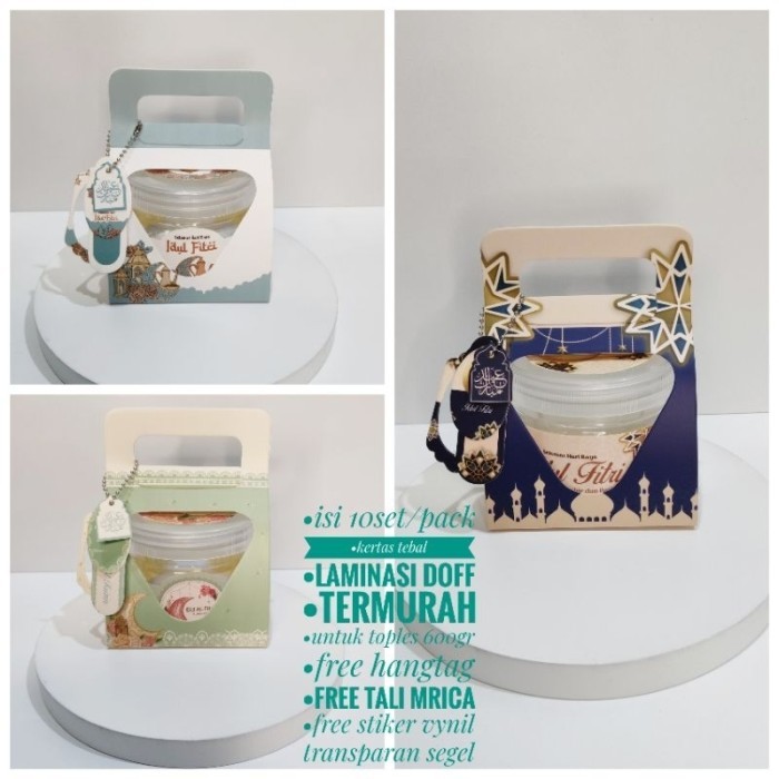 

New! 10 set BOX HAMPERS TABUNG 400gr KUE KERING LEBARAN IDUL FITRI Terlaris. Lebaran