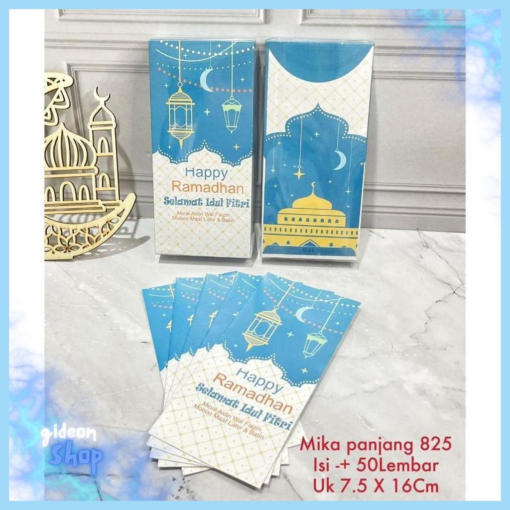 

Amplop Lebaran Panjang Isi 50 Lembar Idul Fitri Uang Tidak Perlu Lipat Sale
