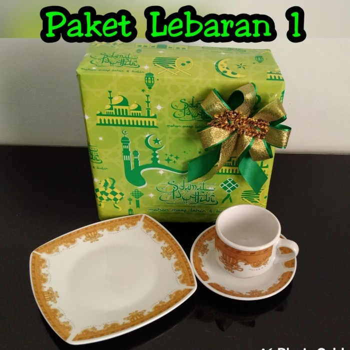 

New! Hampers Idul Fitri Piring Gelas keramik Paket Lebaran 1 Lebaran