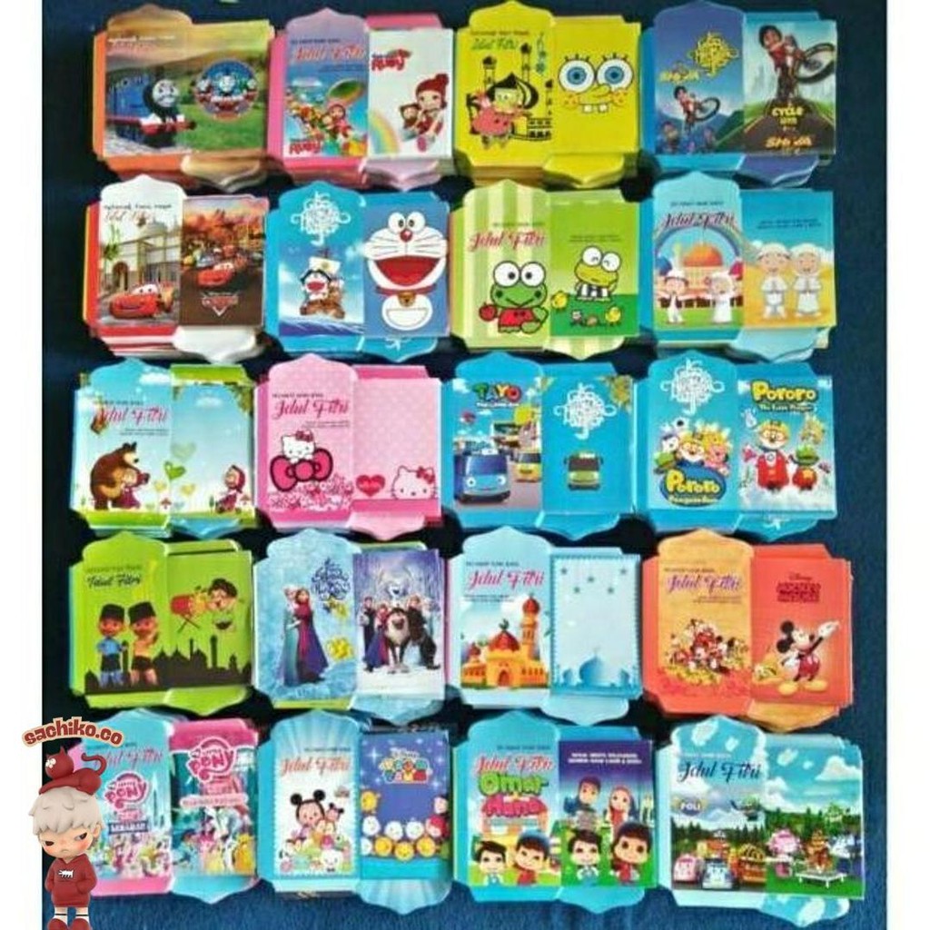

Amplop Lebaran 100 Lembar Free Plastik ( Masih Bentuk Lembaran) Murah