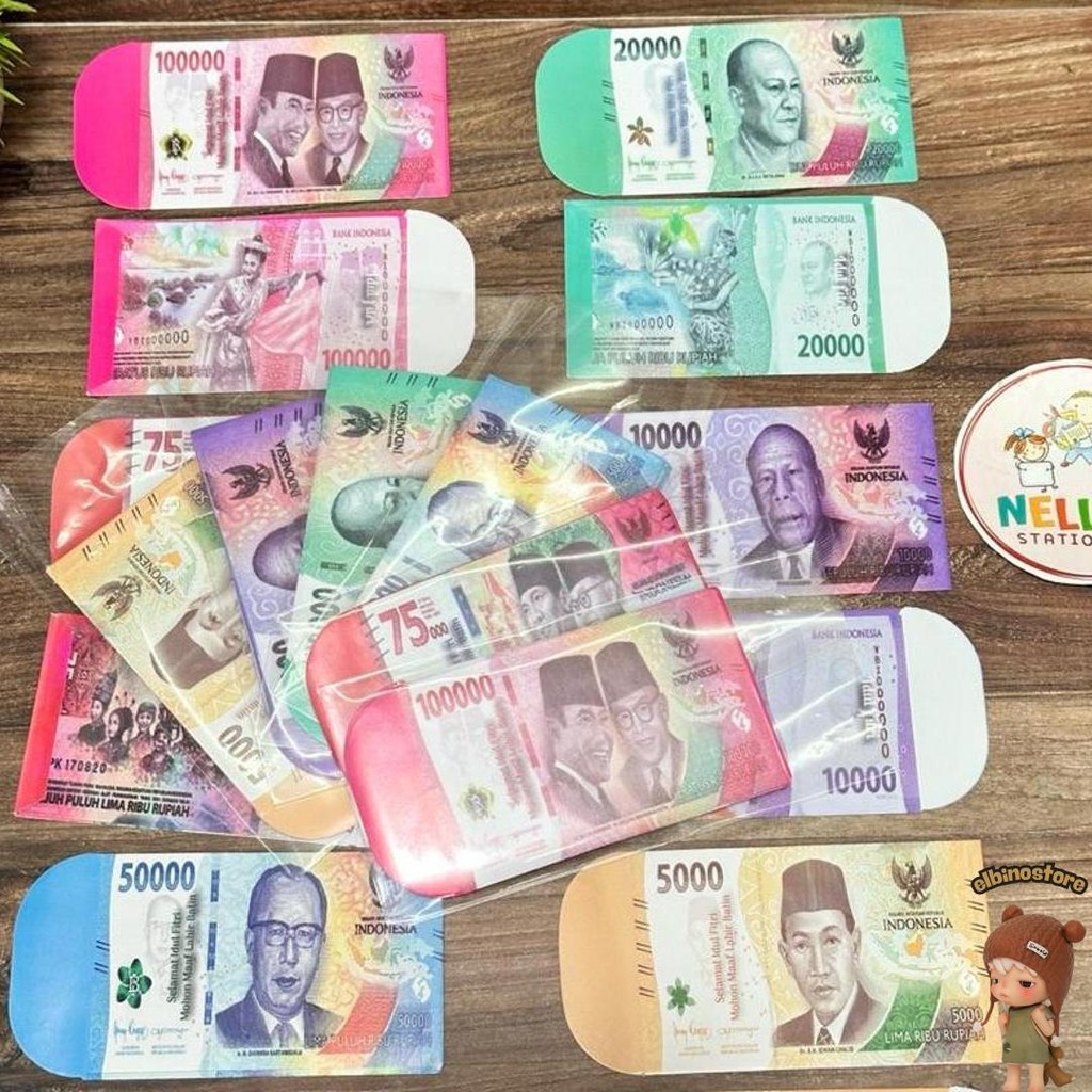 

Ampau Amplop Lebaran Uang Mainan Medium Isi 100 Lembar Murah