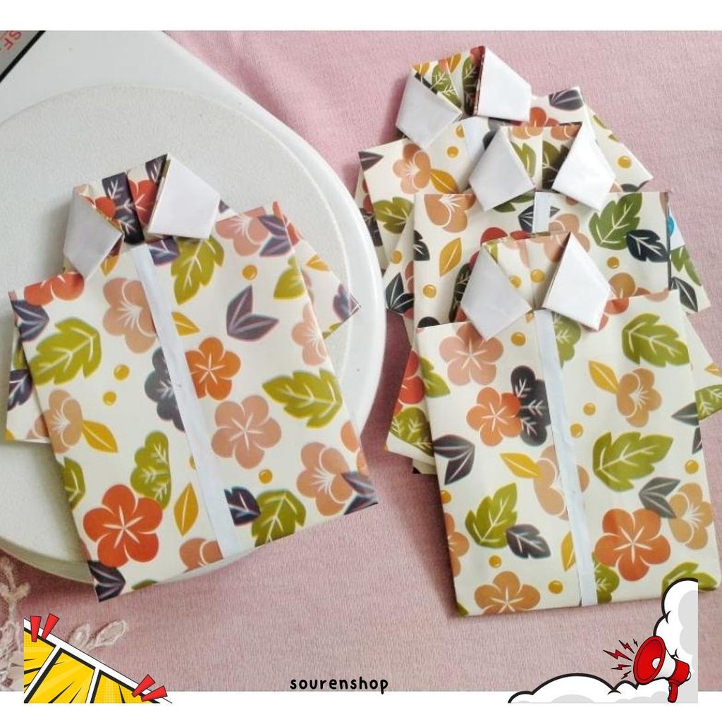 

Amplop Lebaran Baju Kemeja Angpau Isi 12Pcs Cod