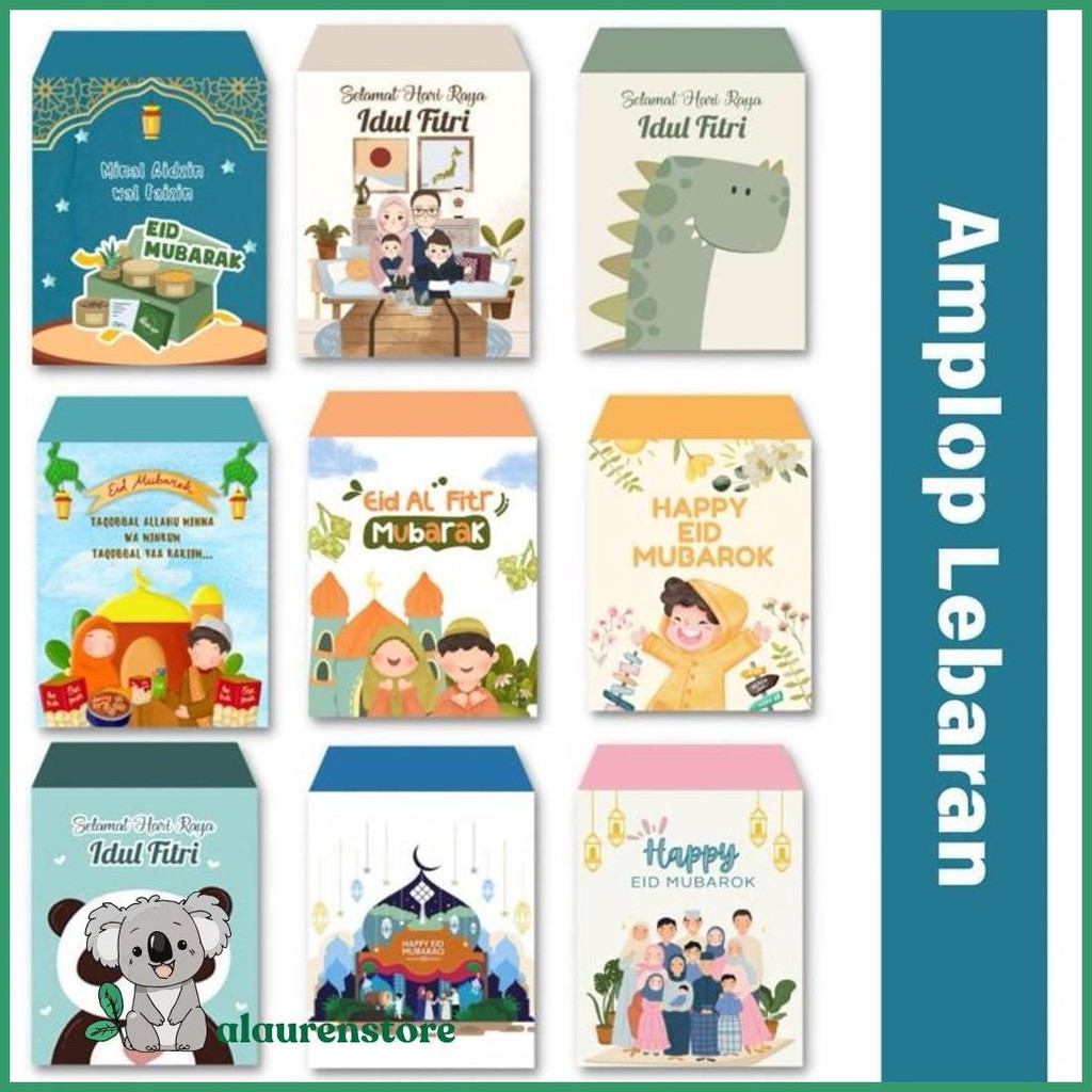 

Amplop Lebaran 50 Pcs Dan 100 Pcs Angpao Lebaran Karakter Anak Murah