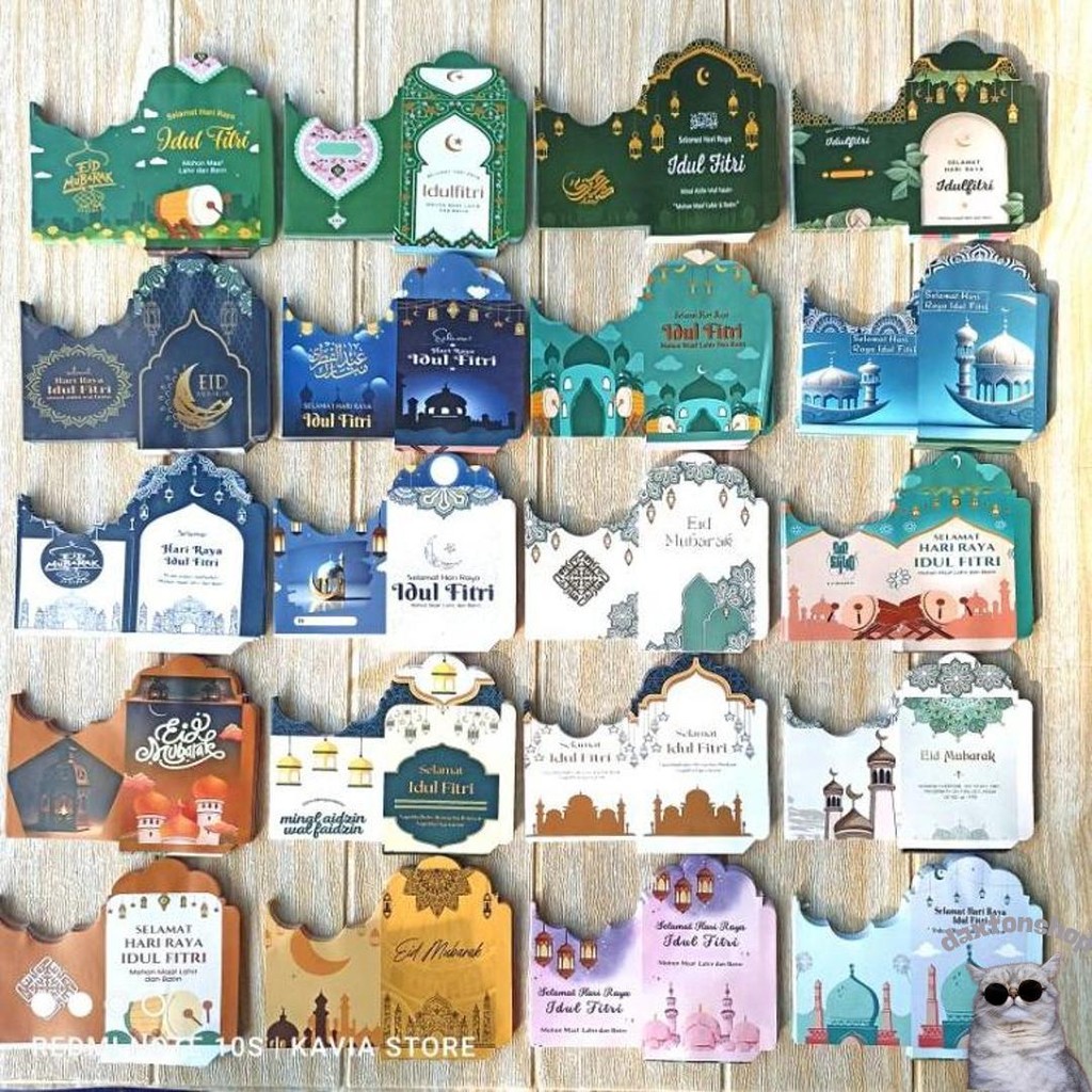 

[500 Lembar ] Amplop Lebaran 2024 Uk "Sedang" Free Plastik Promo