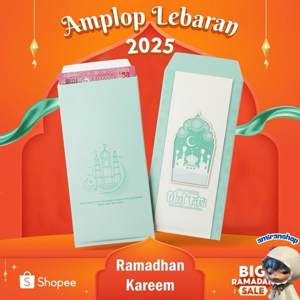 

Isi 30Pcs Amplop Lebaran Panjang Simple & Modern - Pilihan Motif Beragam, Kualitas Premium Promo