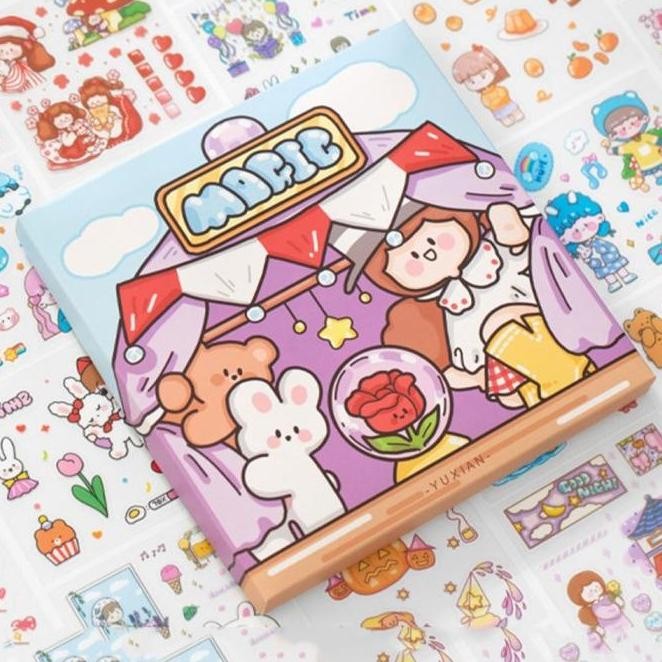 

Super Sale Sticker MOMO Isi 100 Lembar Stiker Waterproof Botol Minum Tumblr Kartun Viral Lucu Korea DIY/Stiker Aesthetic DIY Buku Diary / Stiker Tumblr / Stiker Deco / Stiker Hp Laptop Original