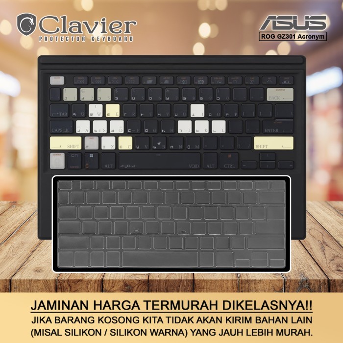Keyboard Protector Asus ROG Flow Z13 GZ301 GZ301V GZ301VI GZ301VIC Tpu