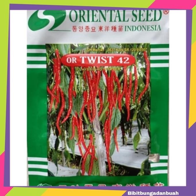 Benih/Bibit Cabai/Cabe OR TWIST 42 10gr