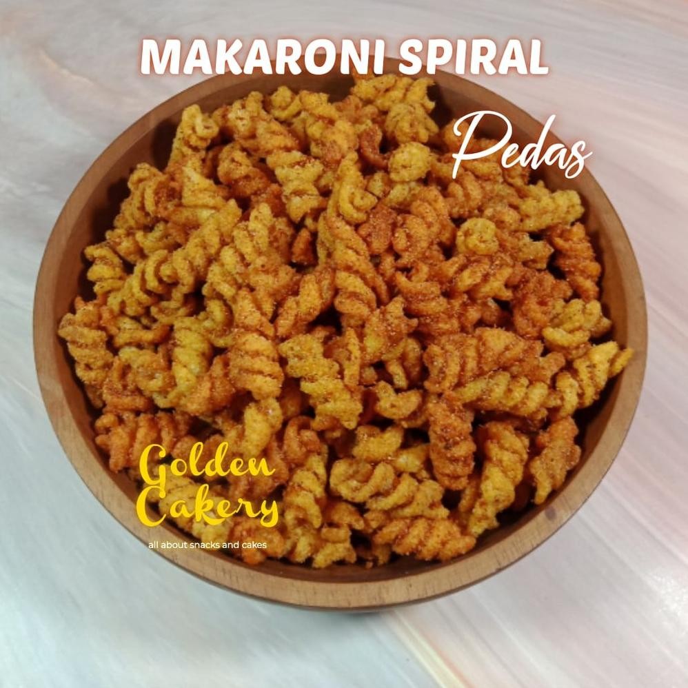 

Pasta Makaroni Spiral Viral Gurih Renyah - 250 GRAM