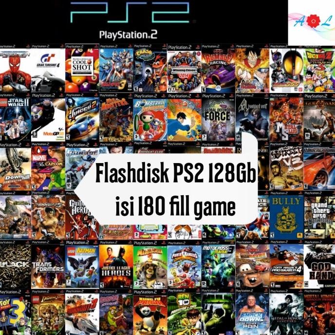 FLASHDISK PS2 128GB FULL GAME/ FD PS2 128GB