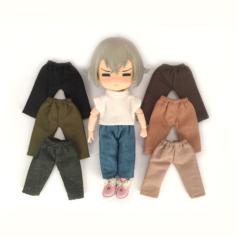 SGS OB11 baby clothes jeans 12 points BJD ymy body shorts Jasmine GSC Nendoroid casual trousers