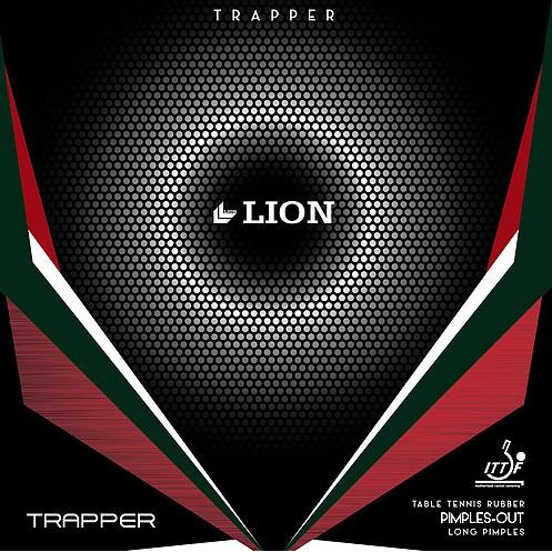 Karet Bat Tenis Meja Bintik Panjang Lion Trapper Ox