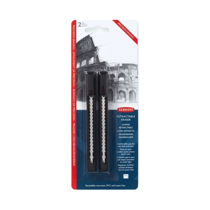 

DERWENT Retractable Eraser Set Blister Pack