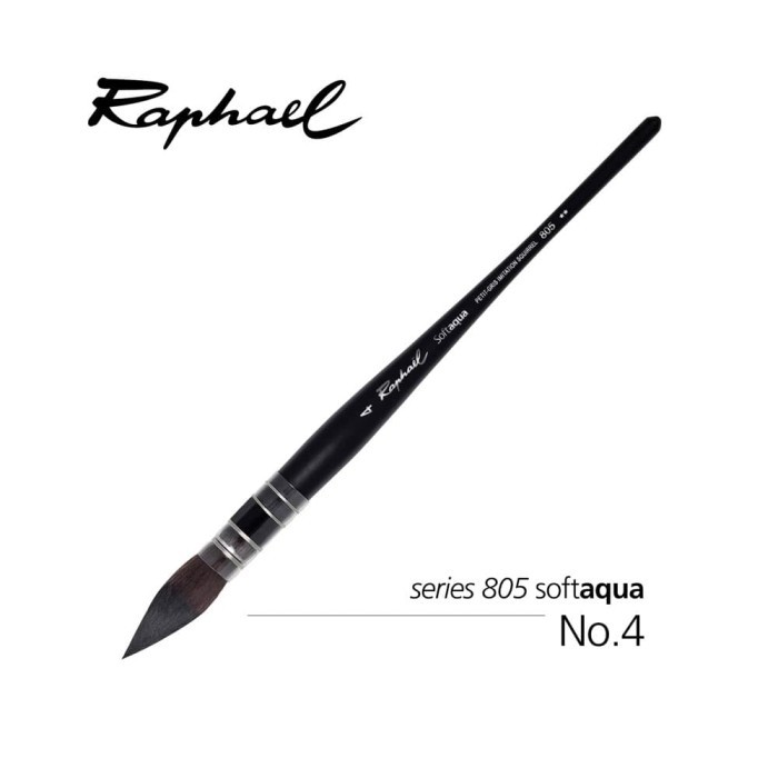 

RAPHAEL 805 SoftAqua No.4 Pointed MOP Brush