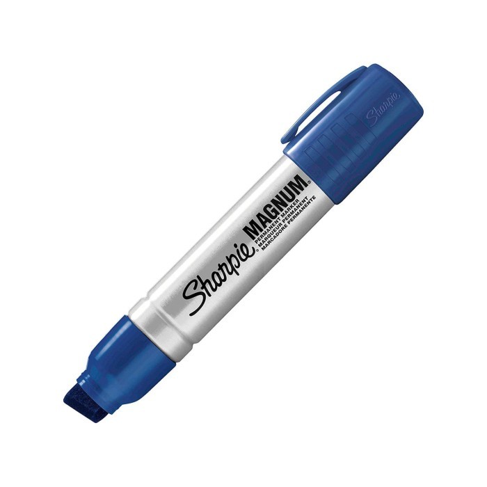 SHARPIE Magnum Blue Chisel Tip Permanent Marker
