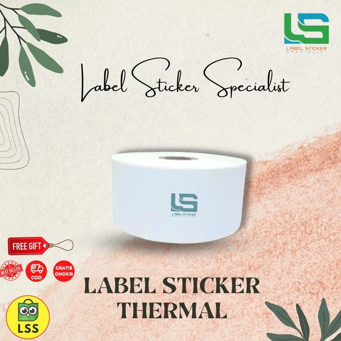 

LABEL STICKER BARCODE 50X30 THERMAL