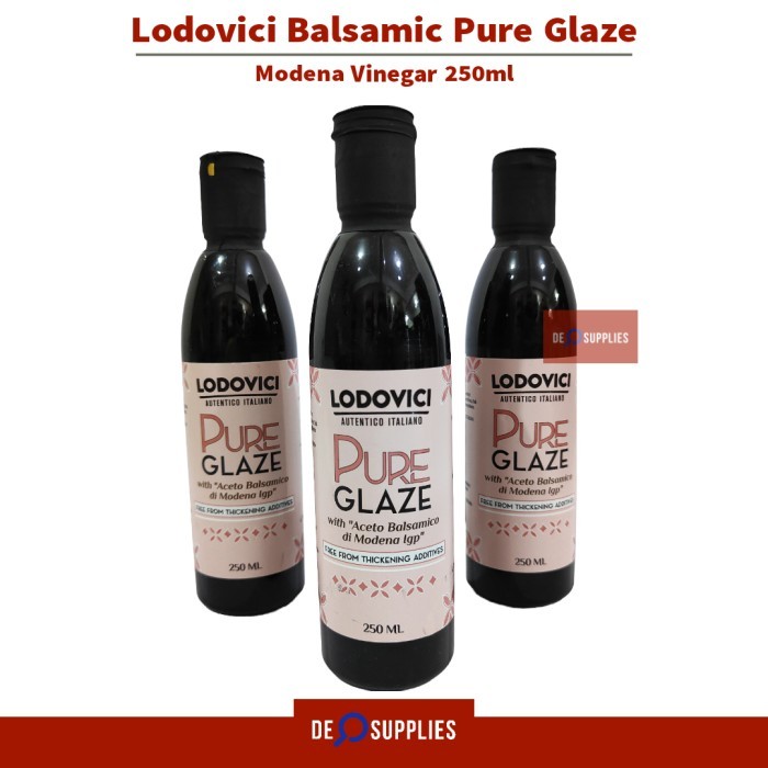 

LODOVICI BALSAMIC PURE GLAZE MODENA VINEGAR 250ML ACETO BALSAMICO KODE 632