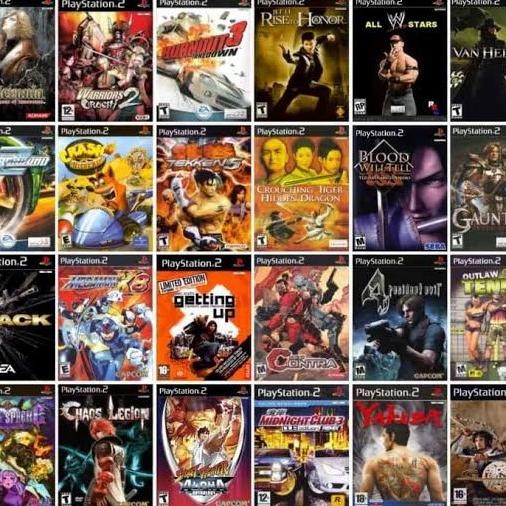 PAKET ISI FULL GAME PS2 USB 32GB+MC BOOT OPL USB LOADER