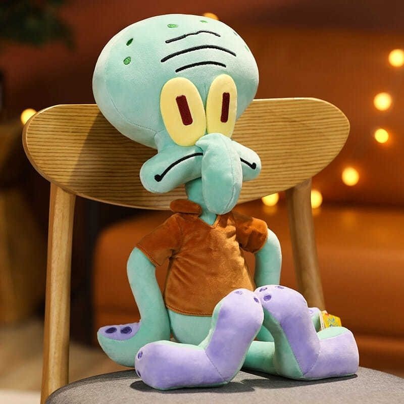 Boneka Figur Squidward yang Imut dan Jelek