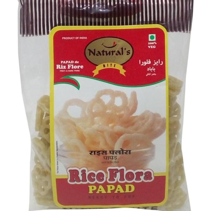 

!!!!!!] RICE FLORA PAPAD NATURAL'S 100G / Ready To Fry